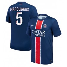 Paris Saint-Germain Marquinhos #5 Hjemmedrakt 2024-25 Kortermet